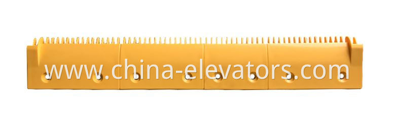 Yellow Plastic Comb Plate for LG Sigma Escalators